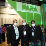 Breno Mesquita, do BTM, Jackson Tavares, da Setur-PA e Douglas Queiroz, da TAP