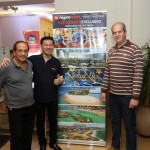 Cesar Aveiro, Walter Onishi, da ViagensPromo, e Normando Palmerini