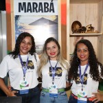 Cleude Lima, Adriele Vasconcelos e Edina Rodrigues, da Prefeitura de Marabá