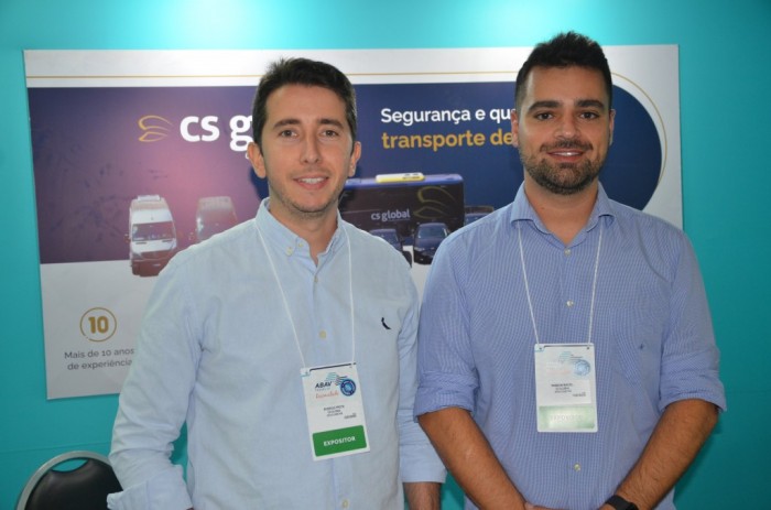 Rodrigo Frota e Robson Maciel, sócios diretores da CS Global durante Abav TravelSP.
