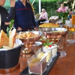 Os convidados puderam desfrutar de um café da manhã antes do evento Os convidados puderam desfrutar de um café da manhã antes do evento