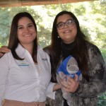 Juliana Bordin, do SeaWorld e Laura Quadros, terceira ganhadora do game Juliana Bordin, do SeaWorld e Laura Quadros, terceira ganhadora do game
