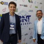 Fabricio de Oliveira, prefeito de Balneário Camboriú, e Geninho Goes, presidente da BNT Mercosul