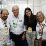 Guilherme Paulus, empresário, Roy Taylor, do M&E, Cacau de Paula, da Anseditur, e Rosa Masgrau, do M&E
