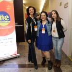 Ingrid Azenha, da Valtur Turismo, Gabriela Pereira e Talita Fernandes, da Estilo Mais Viagens