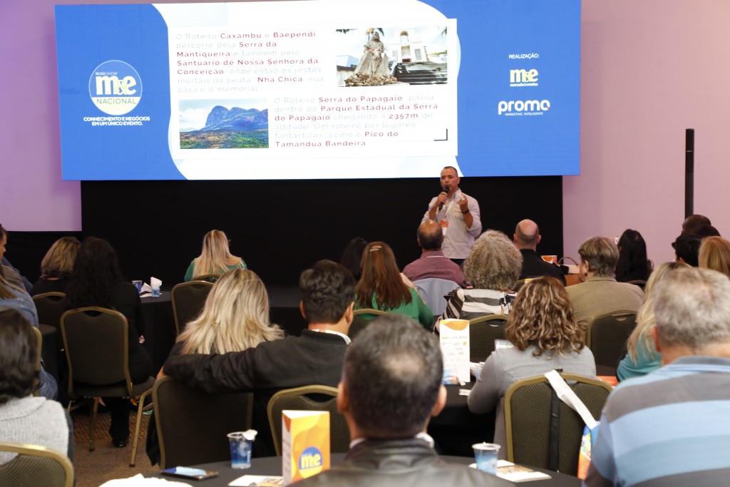 Roadshow M&E: Minas Gerais destaca a 'mineiridade' e patrimônio histórico e cultural 2 Jean Rodrigues apresentou as novidades de Minas Gerais