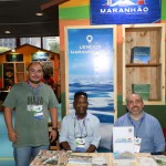 Leopoldo Dickel, Fabio Abreu e Hugo Ricardo de Paiva, da secretaria de Turismo do Maranhão