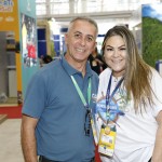 Luciano Bernardo e Daniane Oliveira, da Prefeitura de Porto Seguro