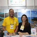 Mauro Roballo e Leticia Galperim, da Setur-PB