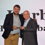 O premiado Paulo Pimentel, do Hurb, e Orlando Giglio