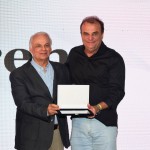 Orlando Giglio, diretor da Iberostar, e o premiado Alberto de Mello, do Arena