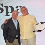 Orlando Giglio, diretor da Iberostar, e o premiado Marcus Ginjas, da SPA Collection