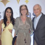 Raiza de Souza, da Iberostar, Bárbara Ronchi, da Journeys, e Orlando Giglio, da Iberostar