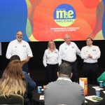Sergio Gouvêa, Rosa Masgrau, Roy Taylor e Pedro Menezes, do M&E