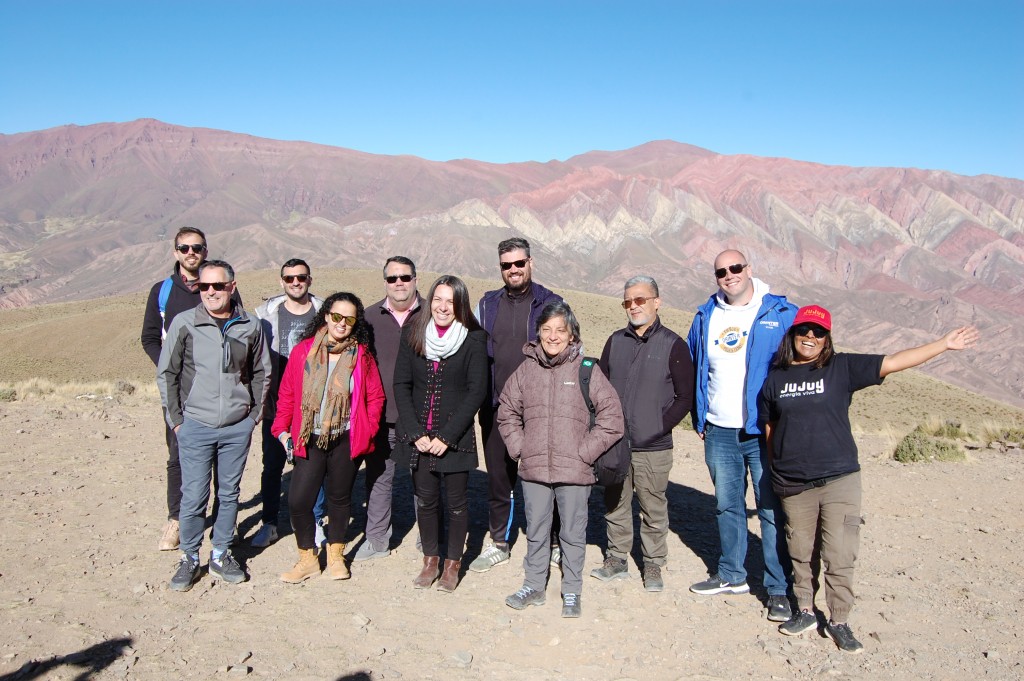 Jujuy apresenta seus melhores destinos antes do novo voo de Aerolíneas a Salta, veja fotos Visita técnica de operadores de turismo à Serranía del Horconal