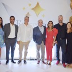 Zara Bastos, da Iberostar, João Abegão, da Latam, Silvio Ferraz, da CVC, Orlando Giglio, da Iberostar, Marcela Sacramento, da CVC, Fabrício Romero, da CVC, e Maria Beatriz, da Iberostar