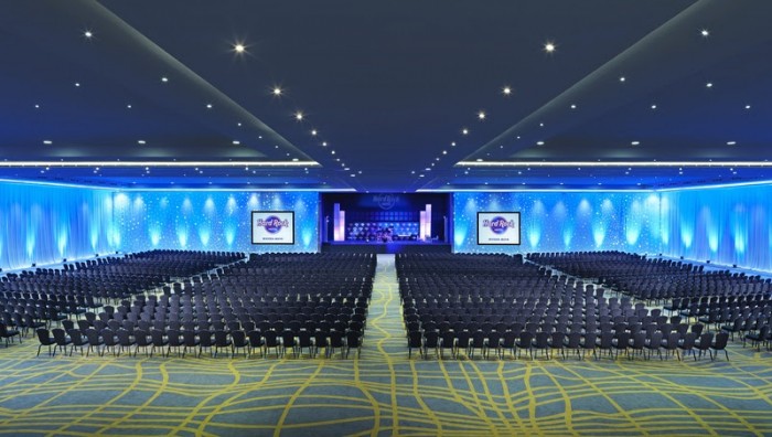 RCD Hotels prevê alta de 45% na demanda de eventos Mice nos hotéis Hard Rock Os salões possuem mobílias e decorações inspiradas no rock and roll e os detalhes podem também ser personalizados de acordo com os desejos do grupo - Foto: reprodução
