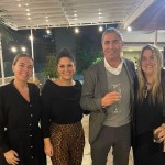 Francesca Menegon, do Consulado da Itália no Rio, Leila Melo e Dario Rustico, da Costa Cruzeiros, e Fabiana Misse, da Riotur