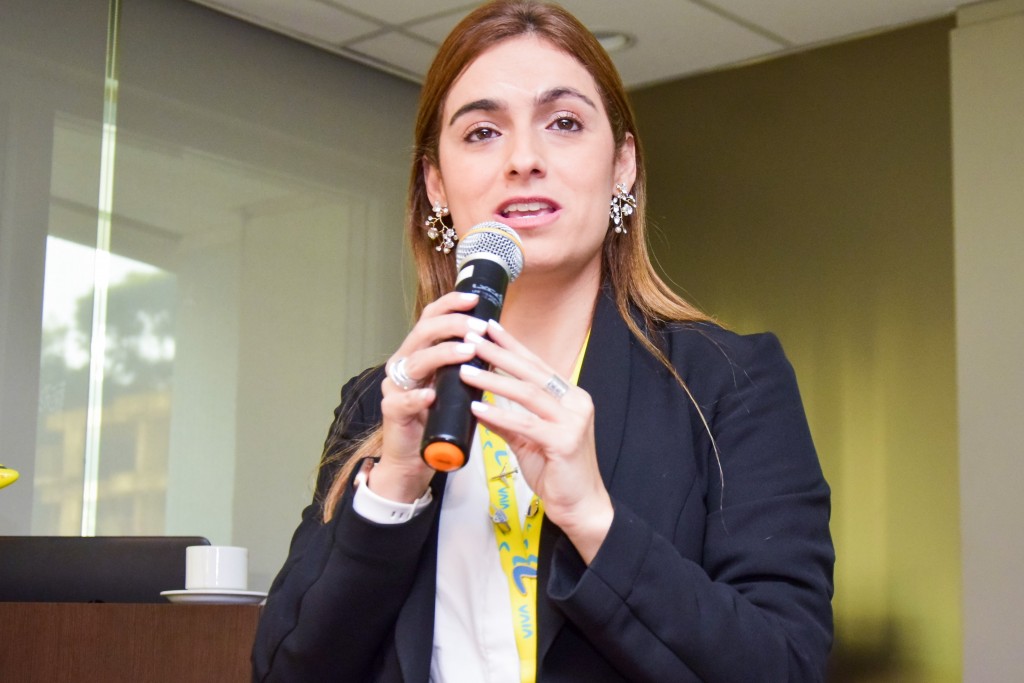 Low-cost colombiana, Viva Air chega ao Brasil com planos de expansão da malha aérea 3 Catarina Redón, vice-presidente de comunicação da Viva Air - Foto: Ana Azevedo