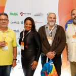 Gilson Munhão e Elizabeth de Oliveira, da Munhão Viagens, e Salvador Graça, da Praia Mare Turismo