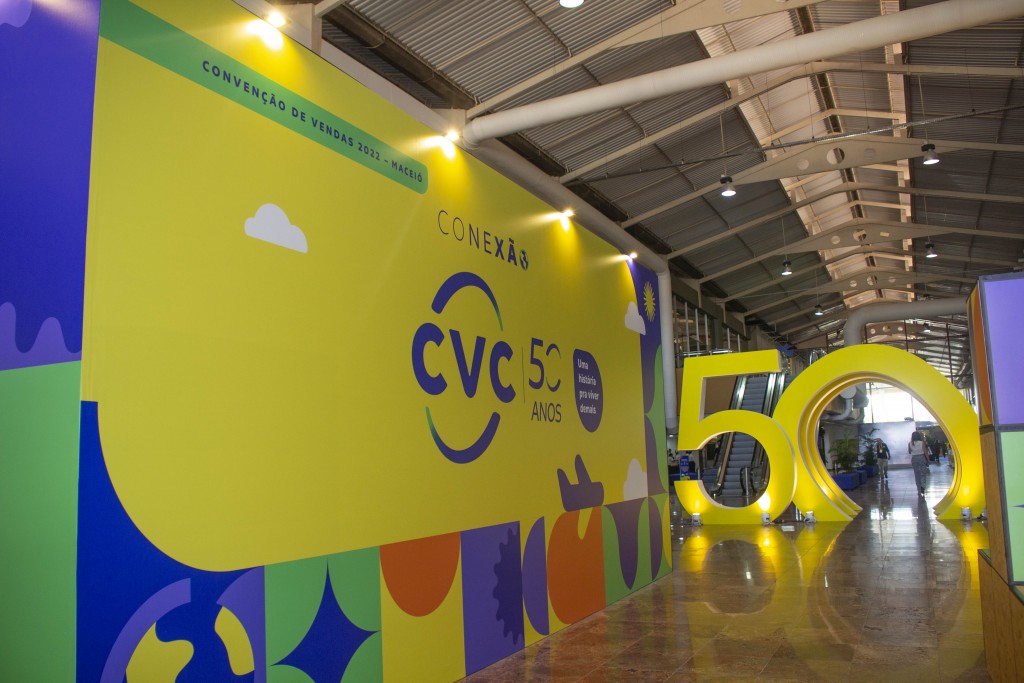 O tema da edição deste ano é Conexão CVC 50 anos, em celebração ao aniversário da empresa