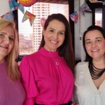 Jussara Muchon, da CJ Turismo, Florença Barsam, da Eventho Turismo, e Marta Guastelli, da Speciale Viagens