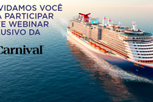 Discover Cruises realizará webinar sobre as novidades da Carnival