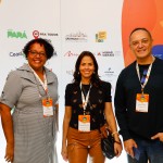 Lecy Souza, da Lecy Leal Carneiro, Thatiana Carvalho, da Travel Addicts Brasil, e Wallace Póvoas, da W Personal Travel