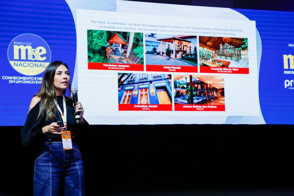 Roadshow M&E: Pará mostra sua diversidade para agentes de viagens 1 Alessandra Pamplona, diretora de Produtos Turísticos