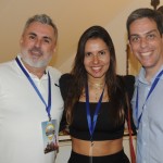 Allan Colen, de Travel South USA, com Fernanda Paranhos e Cristiano Placeres, da CVC