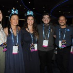 Bruna Bertozzo, da Disney, Cristina Yoshida, Giulliana Mesquita e Paulo Biondo, da Azul, Luiz Araujo, da Disney, e Luiza Leopoldo, da Azul
