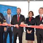 Cerimônia de lançamento do voo direto entre São Paulo e Roma, com a equipe da Ita Airways no Aeroporto Internacional de Guarulhos