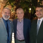 Clovis Casemiro, coordenador da IGLTA no Brasil, Luiz Strauss, presidente da Abav-RJ, e Paulo Neves, gerente de Feiras e Eventos da Embratur