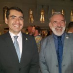 Paulo Neves, gerente de Feiras e Eventos da Embratur, e Clovis Casemiro, coordenador da IGLTA no Brasil
