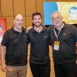 Ary Xavier, Douglas Dinis e Michael Barkoczy, da ETS