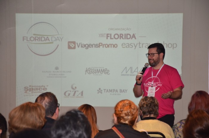 Florida Day: Visit Florida, ViagensPromo e ETS capacitam 140 agentes em São Paulo Evento, que reuniu mais de 140 agentes em São Paulo, seguirá para Belo Horizonte no próximo semestre.