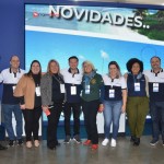 Equipe da ViagensPromo com parceiros expositores