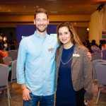 Ivo Berger, da Rede Hilton no Brasil, e Elaine Cordeiro, do Hilton Copacabana