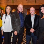 Fabiani Siufi, da Majestur; Luana Carvalho e Maurício Voss, da CIA Marítima; com Aldo Leone e Patty Leone, da Agaxtur