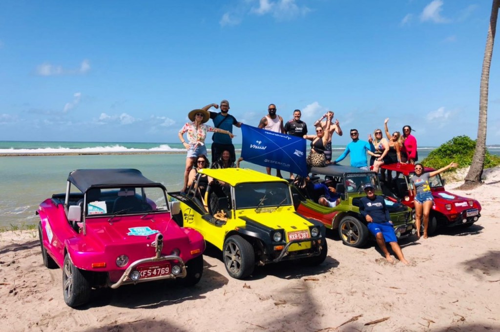 B2B da CVC Corp embarca agentes de Brasília para famtour em Porto de Galinhas (PE) Famtour-B2B-CVC-Corp-Porto-de-Galinhas