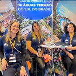 Giovana Cardoso, Vânia Dezordi, Ana Paula Guedes e Luciana Alves, representantes do Mabu Hotéis  & Resorts na Feira EBS 2022