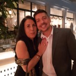 Gisele Lima, diretora da Promo, e Leandro Aragonez, coordenador dos Parceiros Globais da IGLTA