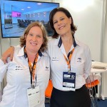 Helena Faccioli e Nina Marciano, representantes do Pontes Hotéis & Resorts