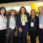 Jerusa Hara, da Trade Tours, Adriano Aguiar, da Hertz, Magda Nassar, da Trade Tours, Lourdes Vera, da Hertz, e Arnaldo Franken, da Diversa Turismo