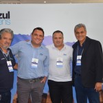 Jonas Maciel, Roberto Mello, Carlos Gonçalves e Joaquim Oliveira, da Azul