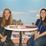 Karin Weber, do The Boca Raton, com Luiza Leopoldo, da Azul Viagens