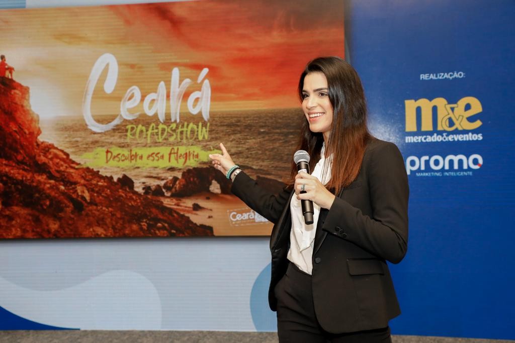 No Rio, destinos parceiros do Roadshow M&E Nacional divulgam suas novidades 1 Layanne Aquino, da Setur-CE