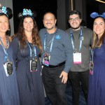 Luiz Araujo, da Disney, entre Cristina Yoshida, Giulliana Mesquita, Paulo Biondo e Luiza Leopoldo, da Azul