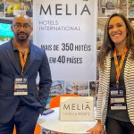 Luiz Santana, executivo de Contas e Elizabeth Santos, diretora de MICE da Meliã Hotels International