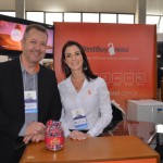 Milton Silva e Mariana Funcia, da Bestbuy Hotel